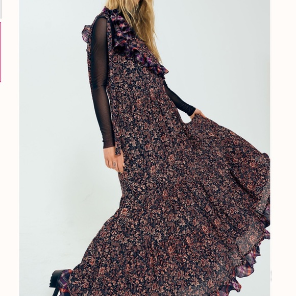 Free People Black Combo Maxi Dress - Picture 4 of 9